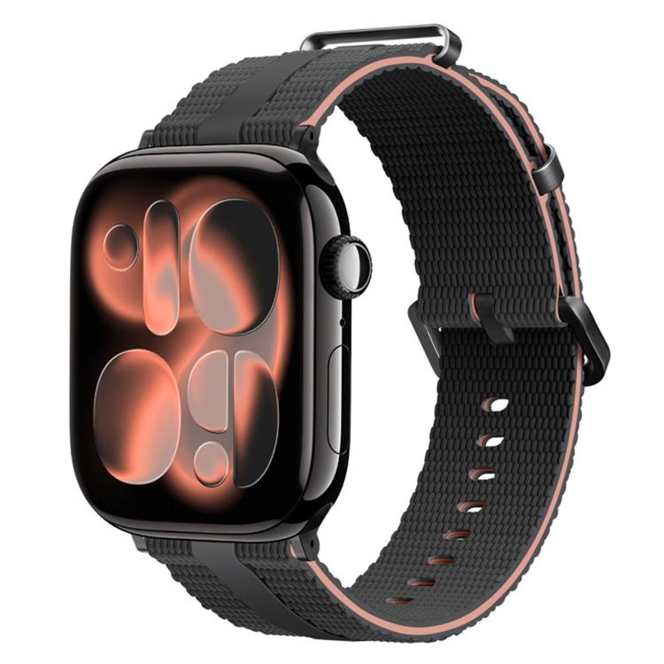 Dây đồng hồ silicone họa tiết đường kẻ, dành cho Apple Watch 46mm / 49mm / 45mm / 44mm, dành cho Apple Watch 42mm / 41mm / 40mm / 38mm