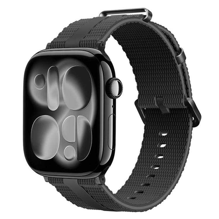 Dây đồng hồ silicone họa tiết đường kẻ, dành cho Apple Watch 46mm / 49mm / 45mm / 44mm, dành cho Apple Watch 42mm / 41mm / 40mm / 38mm