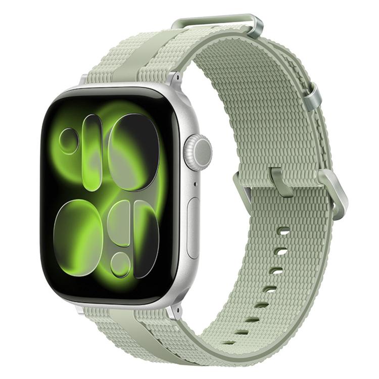 Dây đồng hồ silicone họa tiết đường kẻ, dành cho Apple Watch 46mm / 49mm / 45mm / 44mm, dành cho Apple Watch 42mm / 41mm / 40mm / 38mm