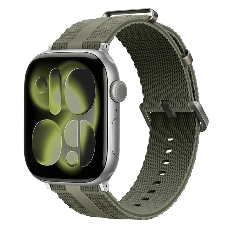 Dây đồng hồ silicone họa tiết đường kẻ, dành cho Apple Watch 46mm / 49mm / 45mm / 44mm, dành cho Apple Watch 42mm / 41mm / 40mm / 38mm