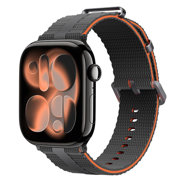Dây đồng hồ silicone họa tiết đường kẻ, dành cho Apple Watch 46mm / 49mm / 45mm / 44mm, dành cho Apple Watch 42mm / 41mm / 40mm / 38mm