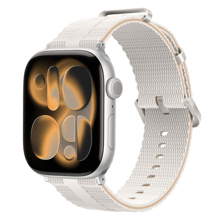 Dây đồng hồ silicone họa tiết đường kẻ, dành cho Apple Watch 46mm / 49mm / 45mm / 44mm, dành cho Apple Watch 42mm / 41mm / 40mm / 38mm