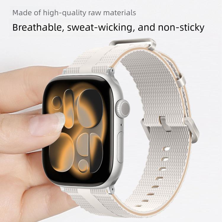Dây đồng hồ silicone họa tiết đường kẻ, dành cho Apple Watch 46mm / 49mm / 45mm / 44mm, dành cho Apple Watch 42mm / 41mm / 40mm / 38mm