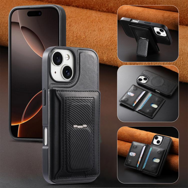 CaseNeo Ví gập bản lề retro có nam châm mặt sau, dành cho iPhone 15, iPhone 14, iPhone 14 Pro, iPhone 14 Pro Max, iPhone 13 Pro Max, iPhone 13 Pro, iPhone 13