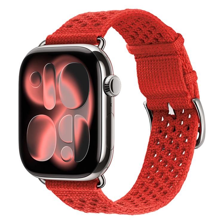Dây đồng hồ dệt kim họa tiết hở, dành cho Apple Watch 46mm / 49mm / 45mm / 44mm, dành cho Apple Watch 42mm / 41mm / 40mm / 38mm