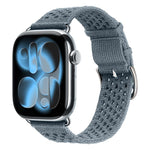 Dây đồng hồ dệt kim họa tiết hở, dành cho Apple Watch 46mm / 49mm / 45mm / 44mm, dành cho Apple Watch 42mm / 41mm / 40mm / 38mm