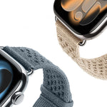 Dây đồng hồ dệt kim họa tiết hở, dành cho Apple Watch 46mm / 49mm / 45mm / 44mm, dành cho Apple Watch 42mm / 41mm / 40mm / 38mm
