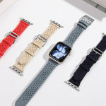 Dây đồng hồ dệt kim họa tiết hở, dành cho Apple Watch 46mm / 49mm / 45mm / 44mm, dành cho Apple Watch 42mm / 41mm / 40mm / 38mm
