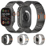 Dây đồng hồ hợp kim titan ba hạt khóa nam châm cho Apple Watch 46mm / 49mm / 45mm / 44mm, cho Apple Watch 42mm / 41mm / 40mm / 38mm