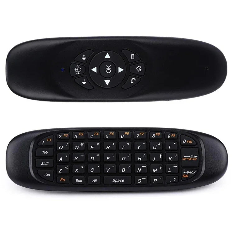 Bàn phím mini không dây C120 2.4G điều khiển chuột từ xa với 3 cảm biến con quay hồi chuyển & 3 cảm biến trọng lực cho PC / HTPC / IPTV / Smart TV và Android TV Box v.v.