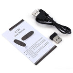 Bàn phím mini không dây C120 2.4G điều khiển chuột từ xa với 3 cảm biến con quay hồi chuyển & 3 cảm biến trọng lực cho PC / HTPC / IPTV / Smart TV và Android TV Box v.v.