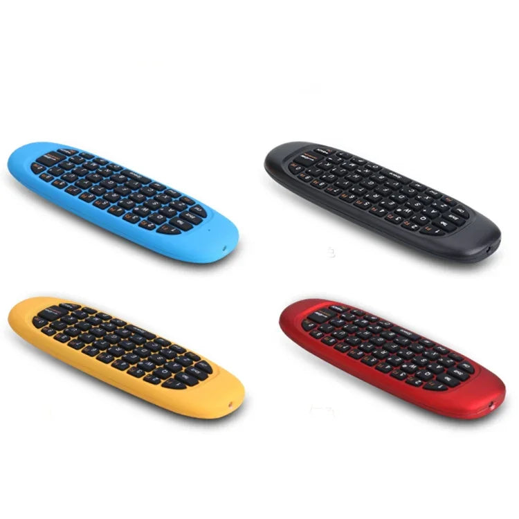Bàn phím mini không dây C120 2.4G điều khiển chuột từ xa với 3 cảm biến con quay hồi chuyển & 3 cảm biến trọng lực cho PC / HTPC / IPTV / Smart TV và Android TV Box v.v.