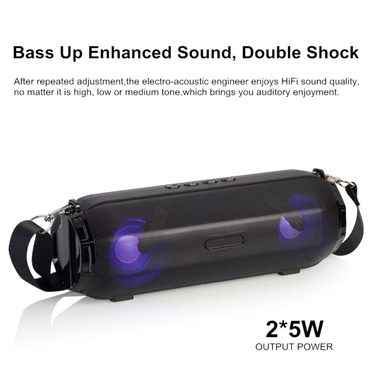 Loa Bluetooth không dây di động LZ33 LED, loa stereo, loa điện thoại cho máy tính với TF FM