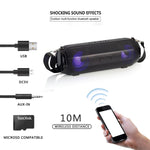 Loa Bluetooth không dây di động LZ33 LED, loa stereo, loa điện thoại cho máy tính với TF FM