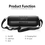 Loa Bluetooth không dây di động LZ33 LED, loa stereo, loa điện thoại cho máy tính với TF FM