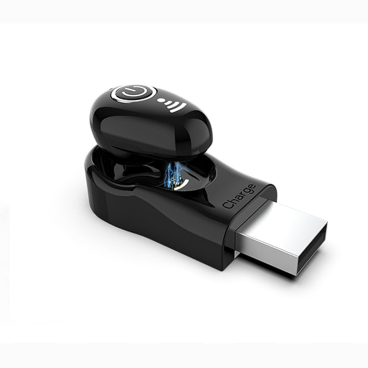Tai nghe Bluetooth mini thế hệ hai S650 với đế sạc tai nghe không dây tai nghe nhét tai kinh doanh vô hình có mic