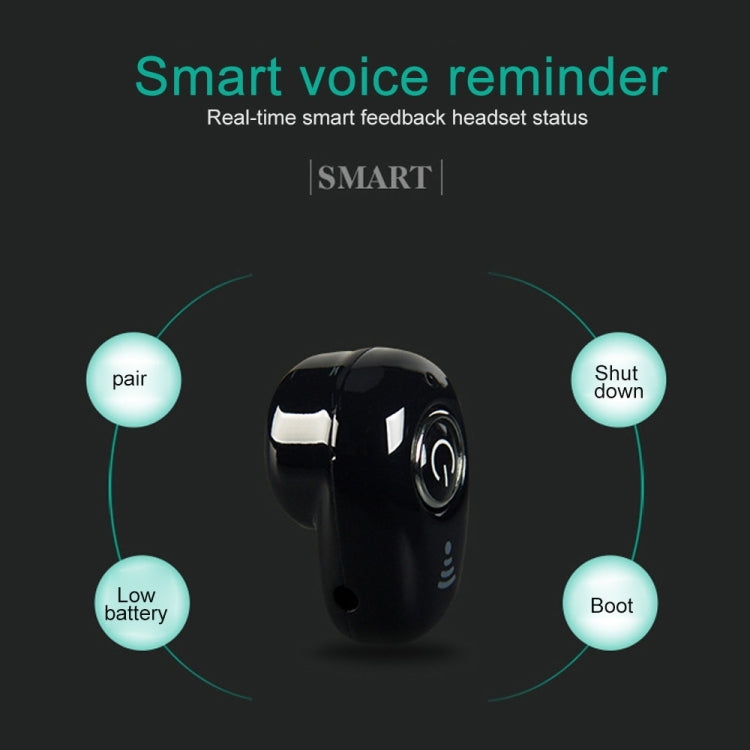 Tai nghe Bluetooth mini thế hệ hai S650 với đế sạc tai nghe không dây tai nghe nhét tai kinh doanh vô hình có mic