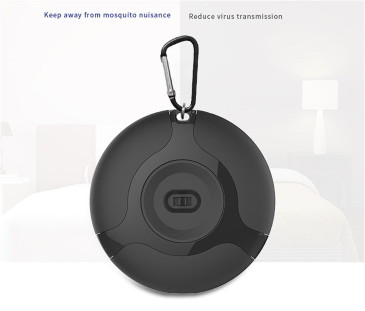 Ultrasonic Mosquito Repellent Electronics Cockroach Spider USB Charging Smart Mosquito Drive, Black, White