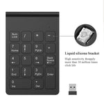 18 Keys 2.4GHz Mini USB Numeric Keypad, Wireless Black