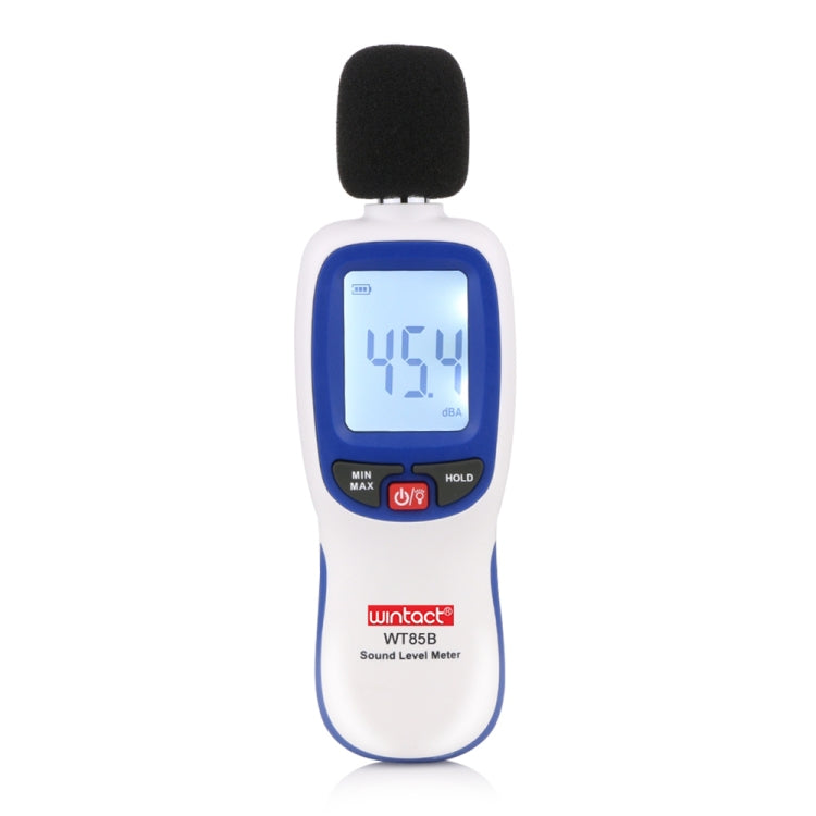 WT85B Máy đo mức âm thanh kỹ thuật số, máy đo decibel, máy đo tiếng ồn kỹ thuật số, máy đo tiếng ồn môi trường, WT85B màu trắng, WT85B màu đen