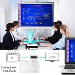 Bộ chuyển đổi USB C sang HDMI VGA USB Hub 5 trong 1 USB 3.1 cho laptop MacBook, ChromeBook Pixel, Huawei MateBook, HDMI+VGA+3xUSB3.0 sang Type-C