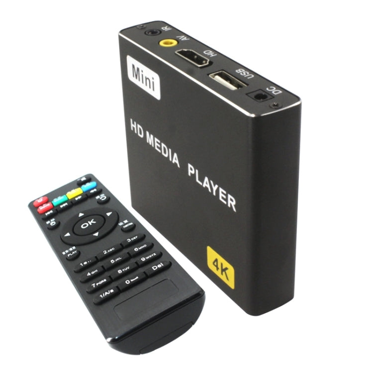 Máy phát 4K HD JEDX đơn AD, bật nguồn tự động phát lại vòng lặp video PPT màn hình ngang và dọc, phát U Disk SD, US, EU, UK