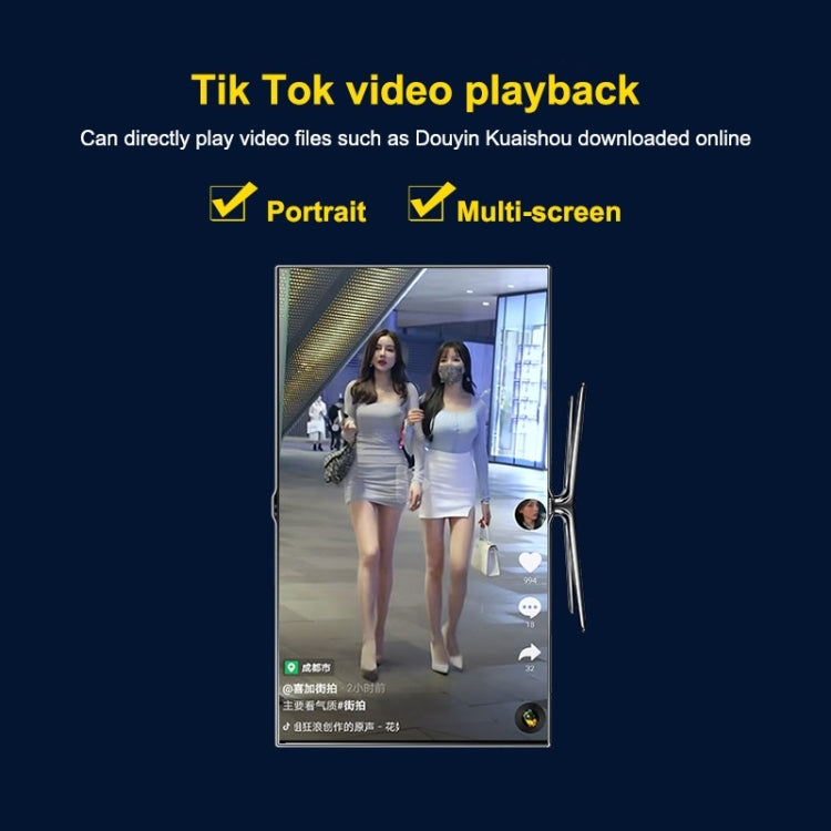 Máy phát 4K HD JEDX đơn AD, bật nguồn tự động phát lại vòng lặp video PPT màn hình ngang và dọc, phát U Disk SD, US, EU, UK