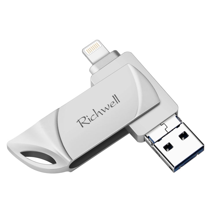 USB Flash Disk Richwell DXZ65 32G 3 trong 1 Micro USB + 8 Pin + USB 3.0 tương thích iPhone & IOS