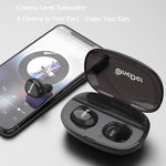 Tai nghe không dây OneDer W12 chống nước IPX5 âm thanh stereo HD tai nghe Bluetooth TWS