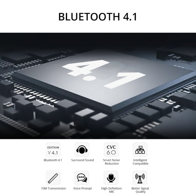 Tai nghe Bluetooth thể thao BT315 tai nghe stereo không dây Bluetooth 4.1 có mic bass thể thao vòng cổ nam châm