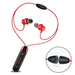 Tai nghe Bluetooth thể thao BT315 tai nghe stereo không dây Bluetooth 4.1 có mic bass thể thao vòng cổ nam châm