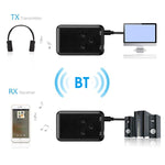 JDEX-TX10 bộ thu và phát âm thanh Bluetooth 4.2 2 trong 1 không dây 3.5mm, JDEX-TX10