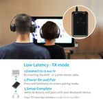 JDEX-TX10 bộ thu và phát âm thanh Bluetooth 4.2 2 trong 1 không dây 3.5mm, JDEX-TX10