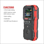 Máy giám sát khí hỗn hợp WINTACT WT8811, màn hình LCD, sạc lại được, đa chức năng 4 trong 1, cảm biến khí cháy nổ O2 H2S CO, báo động âm thanh-ánh sáng-rung