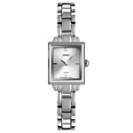 Đồng hồ thời trang công sở SKMEI 1407 đính kim cương tinh tế và thanh lịch, đồng hồ quartz hợp kim kẽm hình vuông cho nữ, màu bạc