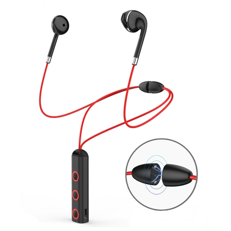 Tai nghe thể thao BT313 tai nghe không dây nam châm tai nghe stereo HD bass có mic