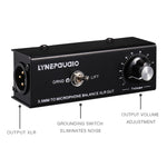 B012 Bộ chuyển đổi tín hiệu stereo chuyên nghiệp sang tín hiệu micro cân bằng đầu ra