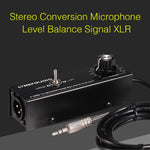 B012 Bộ chuyển đổi tín hiệu stereo chuyên nghiệp sang tín hiệu micro cân bằng đầu ra