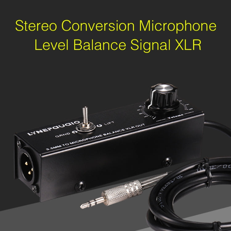B012 Bộ chuyển đổi tín hiệu stereo chuyên nghiệp sang tín hiệu micro cân bằng đầu ra