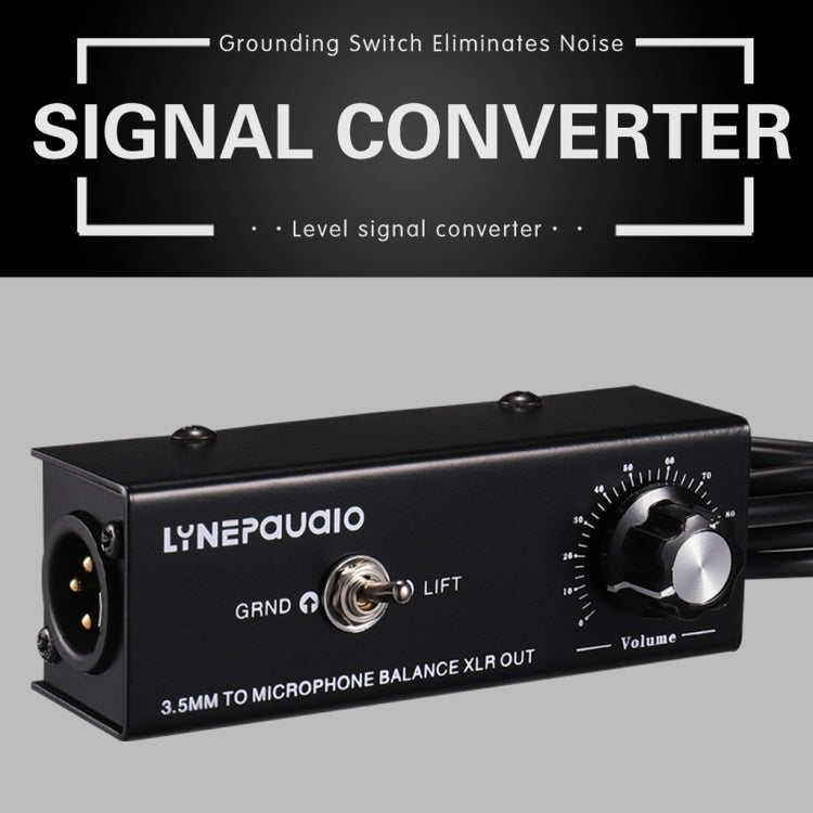 B012 Bộ chuyển đổi tín hiệu stereo chuyên nghiệp sang tín hiệu micro cân bằng đầu ra