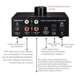 B015 Front Stereo Signal Amplifier Booster Headphones Speaker Amplifier Headset Dual-Audio Source, B015