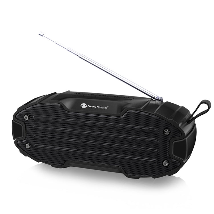 Loa Bluetooth thanh âm thanh vòm stereo di động New Rixing NR907 với micro, Hỗ trợ thẻ TF Đài FM
