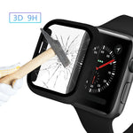 Ốp PC bảo vệ toàn diện ENKAY Hat-prince + kính cường lực cho Apple Watch Series 6 / 5 / 4 / SE 3 / SE 2 / SE 1 44mm