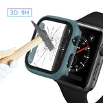 Ốp PC bảo vệ toàn diện ENKAY Hat-prince + kính cường lực cho Apple Watch Series 6 / 5 / 4 / SE 3 / SE 2 / SE 1 44mm
