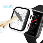 Ốp PC bảo vệ toàn diện ENKAY Hat-prince + kính cường lực cho Apple Watch Series 6 / 5 / 4 / SE 3 / SE 2 / SE 1 44mm