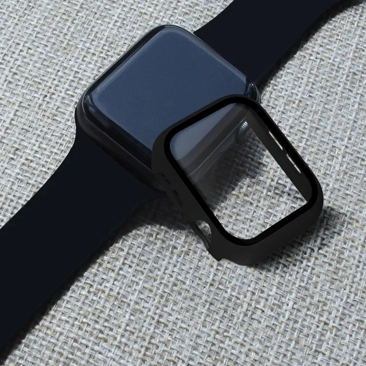 Ốp PC bảo vệ toàn diện ENKAY Hat-prince + kính cường lực cho Apple Watch Series 6 / 5 / 4 / SE 3 / SE 2 / SE 1 40mm