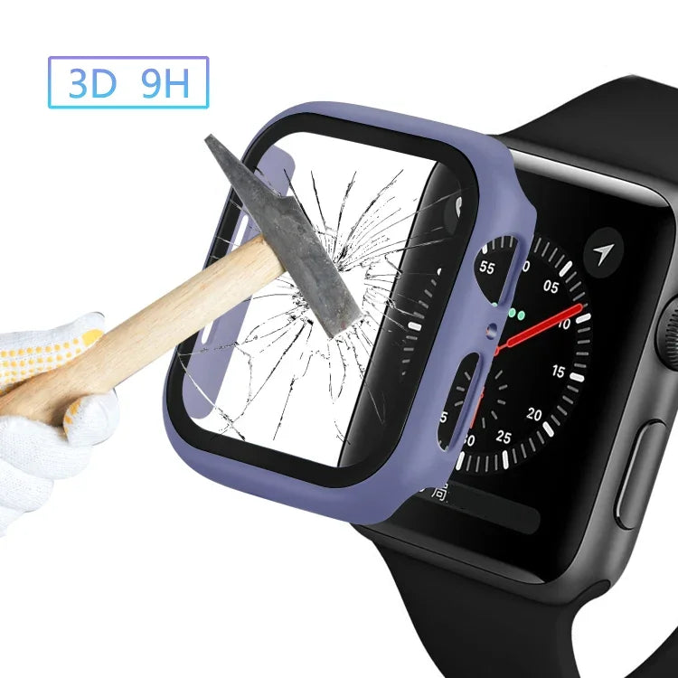 Ốp PC bảo vệ toàn diện ENKAY Hat-prince + kính cường lực cho Apple Watch Series 6 / 5 / 4 / SE 3 / SE 2 / SE 1 40mm