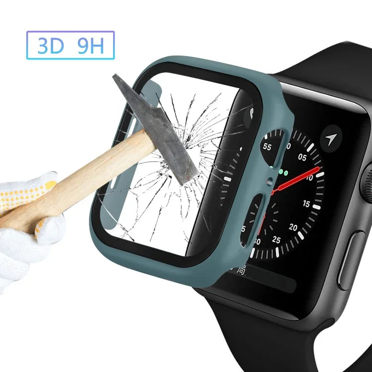 Ốp PC bảo vệ toàn diện ENKAY Hat-prince + kính cường lực cho Apple Watch Series 6 / 5 / 4 / SE 3 / SE 2 / SE 1 40mm
