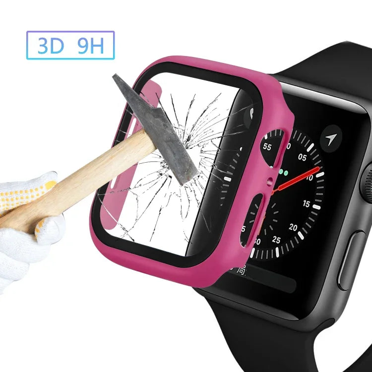 Ốp PC bảo vệ toàn diện ENKAY Hat-prince + kính cường lực cho Apple Watch Series 6 / 5 / 4 / SE 3 / SE 2 / SE 1 40mm
