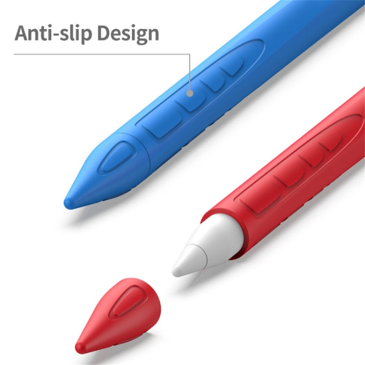Phù hợp cho bút cảm ứng Apple Pencil thế hệ 1, vỏ bảo vệ silicone, nắp bút